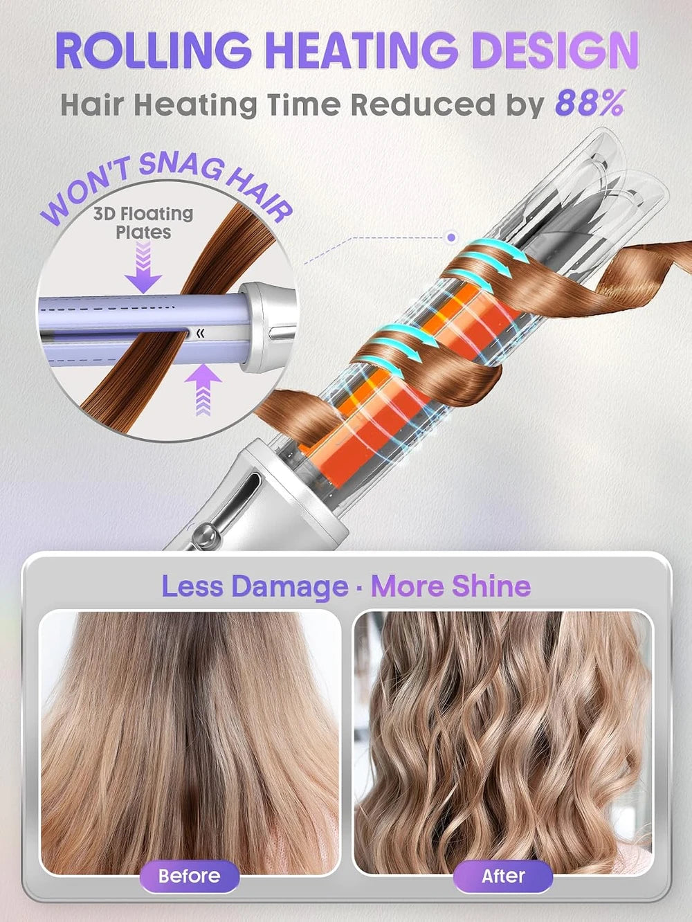 Hausmedi SHEGLAM Automatic Rotating Air Hair Curler