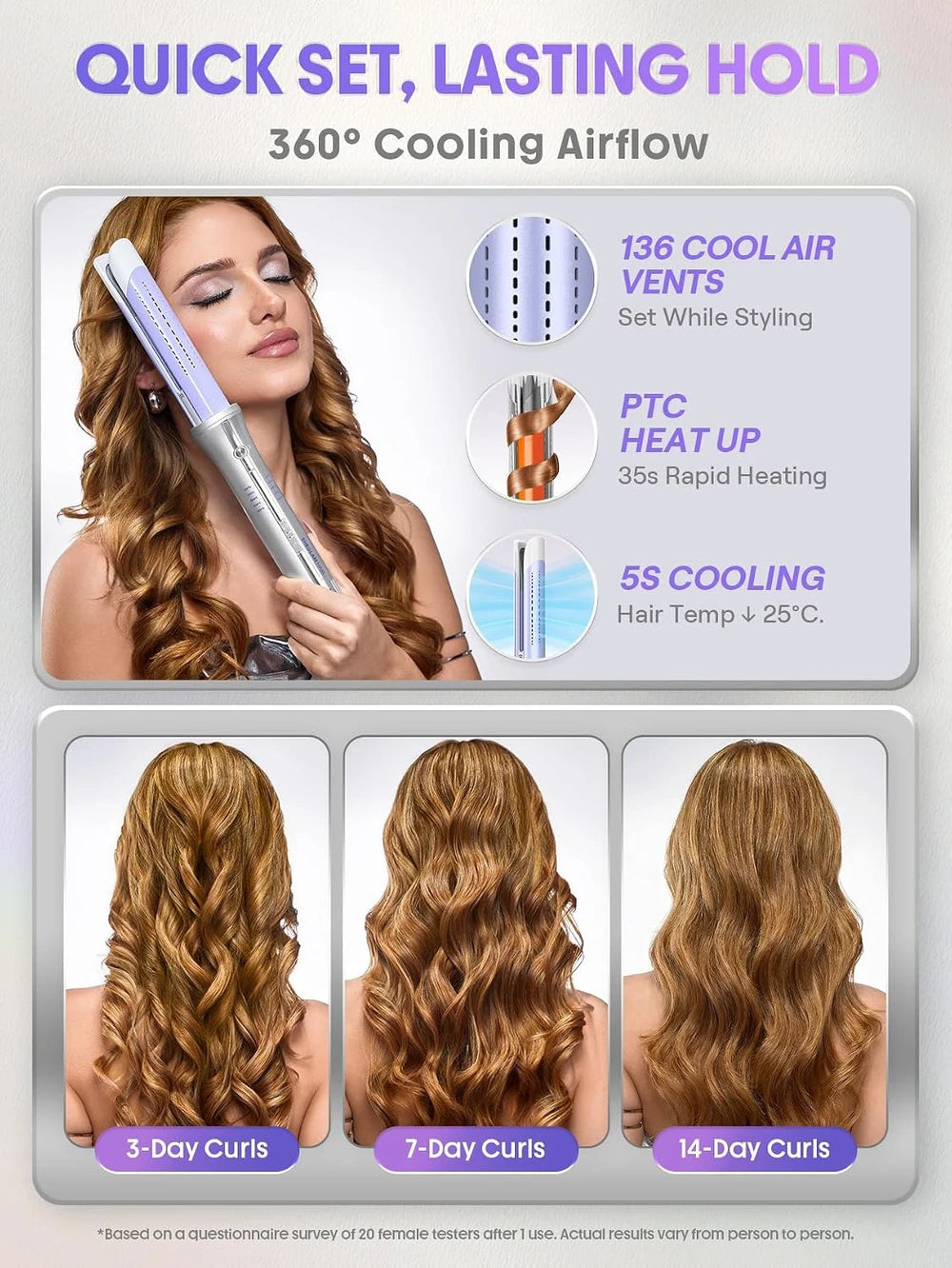 Hausmedi SHEGLAM Automatic Rotating Air Hair Curler